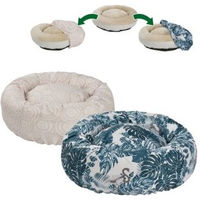 Produktbild von FIT+FUN Ersatzbezüge für Katzenkissen aus Polyester blau/beige