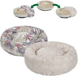 FIT+FUN Ersatzbezüge für Katzenkissen in Beige und Bunt aus Polyester – Bild 1 von 3