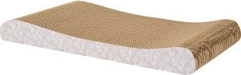 FIT+FUN Fenster Kratzbrett Leaf Rosa aus Kratzpappe für Katzen – Bild 1 von 2