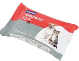 FIT+FUN Feuchttücher für Katzen und Hunde zur Pflege von Haut und Fell – Bild 1 von 1