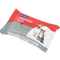 Produktbild von FIT+FUN Feuchttücher für Katzen und Hunde zur Pflege von Haut und Fell