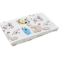 Produktbild von FIT+FUN Fleecedecke für Hunde Comic Design Bunt Größe L