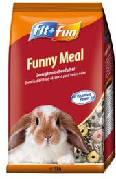Produktbild von FIT+FUN Funny Meal Futter für Zwergkaninchen 1 kg