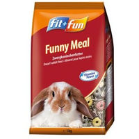 Produktbild von FIT+FUN Funny Meal Futter für Zwergkaninchen 1 kg