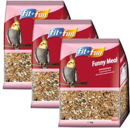 Produktbild von FIT+FUN Funny Meal Vogelfutter für Großsittiche 2x3 kg