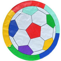 Produktbild von Fit + Fun Fußballmatte mit Ball aus Polyester bunt
