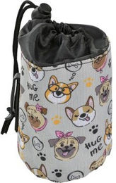 Produktbild von FIT+FUN Futterbeutel Beutelspender Tiermuster aus Polyester bunt
