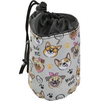 Produktbild von FIT+FUN Futterbeutel Beutelspender Tiermuster aus Polyester bunt