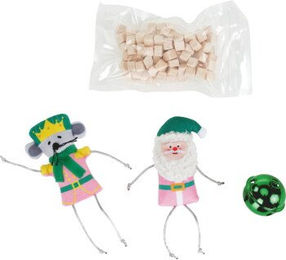 FIT+FUN Geschenkset für Katzen mit Spielzeug und Huhn Snacks 30 g – Bild 1 von 1