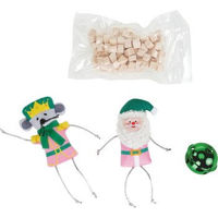 Produktbild von FIT+FUN Geschenkset für Katzen mit Spielzeug und Huhn Snacks 30 g