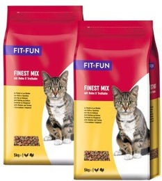 Produktbild von FIT+FUN Hundefutter Finest-Mix Huhn und Truthahn ohne Konservierungsstoffe und Zucker 2x5 kg - 2 x 5 kg