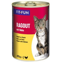 Produktbild von FIT+FUN Hundefutter Ragout Huhn mit Stückchen in Sauce 48x415 g