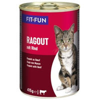 Produktbild von FIT+FUN Hundefutter Ragout Rind Stückchen in Sauce 48x415 g