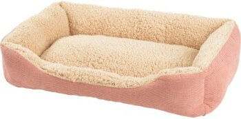 FIT+FUN Hundekissen Corduroy Rosa Größe S – Bild 1 von 2