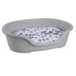 FIT+FUN Hundekorb Domus grau Größe S aus Kunststoff – Bild 1 von 2