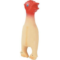 Produktbild von Fit + Fun Hundespielzeug Latexhuhn bunt