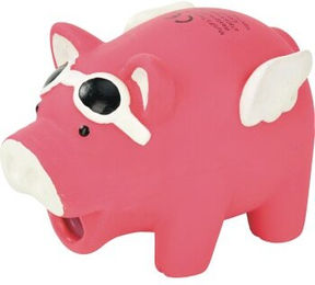 Fit + Fun Hundespielzeug Latexschwein Rosa – Bild 1 von 3