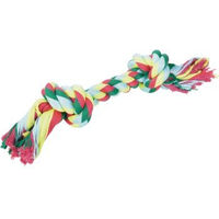 Produktbild von Fit + Fun Hundespielzeug Seil bunt 26 cm