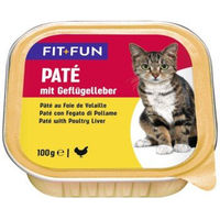 Produktbild von FIT+FUN Katzen Nassfutter Adult Geflügel Paté 16x100 g