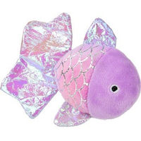 Produktbild von FIT+FUN Katzen Spielzeug Kuscheltier Fisch aus Plüsch in Lila