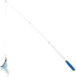 FIT+FUN Katzenangel Spielzeug mit Glocke und austauschbaren Federn 40 cm – Bild 1 von 1