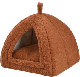 Produktbild von FIT+FUN Katzenhöhle Filou Kuschelhöhle aus Polyester braun klein
