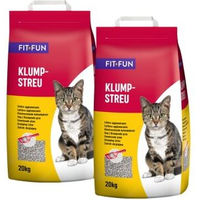 Produktbild von FIT+FUN Katzenstreu klumpend 2x20 kg - 2 x 20 kg