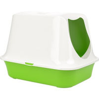 Produktbild von FIT+FUN Katzentoilette Mix & Match Classic Haubentoilette aus Kunststoff weiß