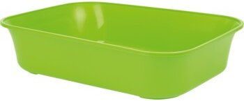 FIT+FUN Katzentoilette Mix & Match offene Schalentoilette aus Kunststoff grün Größe S – Bild 1 von 2