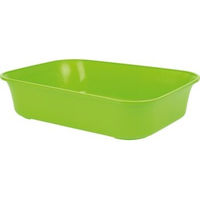 Produktbild von FIT+FUN Katzentoilette Mix & Match offene Schalentoilette aus Kunststoff grün Größe S