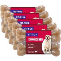 Produktbild von FIT+FUN Kauknochen aus Rind für Junior Hunde zur Zahnpflege 10 Stück 13 cm - 10 x 13 cm