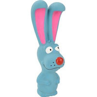 Produktbild von FIT+FUN Kauspielzeug Hase aus Latex Blau 17cm