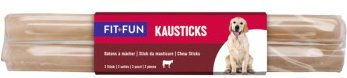 Produktbild von FIT+FUN Kausticks Rind Junior Zahnpflege-Snack Monoprotein 25cm 4 Stück - 4 x 25 cm