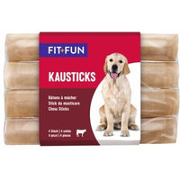 Produktbild von FIT+FUN Kausticks Rind Junior Zahnpflege-Snack ohne Farb- und Aromastoffe ohne Konservierungsstoffe 4x130g - 4 x 130 g