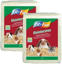 Produktbild von FIT+FUN Kleintierstreu 2x60 l für Kaninchen und Pferde - 2 x 60 l