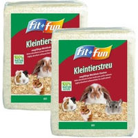 Produktbild von FIT+FUN Kleintierstreu 2x60 l für Kaninchen und Pferde - 2 x 60 l