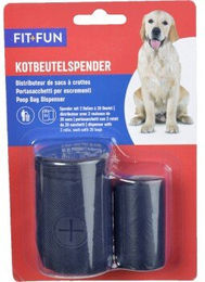 Produktbild von FIT+FUN Kotbeutelspender aus Polyester in Blau