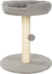 FIT+FUN Kratzbaum mit Bett aus Sisal in Grau und Natur – Bild 1 von 3