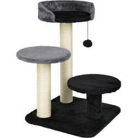 Produktbild von FIT+FUN Kratzbaum Siegertreppchen für Katzen und Kitten in Grau mit Sisal