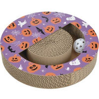 Produktbild von FIT+FUN Kratzbrett mit Ball Halloween für Katzen
