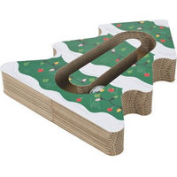 Produktbild von FIT+FUN Kratzbrett Tannenbaum mit Ball für Katzen