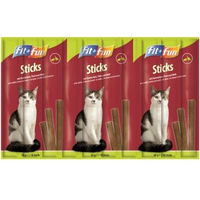 Produktbild von FIT+FUN Leckerli Sticks Kaninchen Pute und Hefe für Kaninchen 25x10 Stück - 25 x 10 Stk.