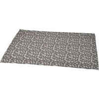 Produktbild von FIT+FUN Liegedecke Geometric Paw M für Hunde und Katzen aus Polyester Grau