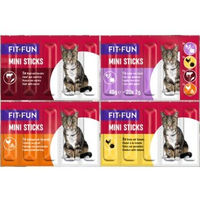 Produktbild von FIT+FUN Mini Sticks Crunchy Sticks Mix Rind Huhn Geflügel für Hunde Adult 50g - 25 x 2 g