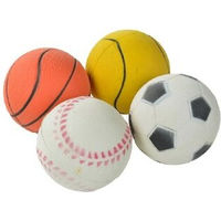 Produktbild von FIT+FUN Moosgummiball Sport Hund Spielzeug aus Gummi bunt