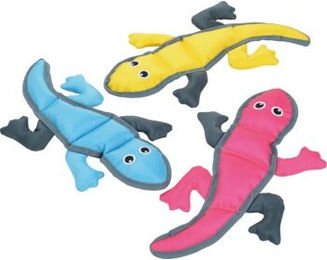 FIT+FUN Quietschspielzeug Echse aus Polyester bunt – Bild 1 von 2