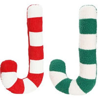 Produktbild von FIT+FUN Quietschspielzeug Xmas Candy Cane XL aus Polyester in Rot