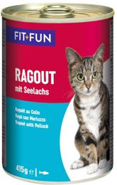Produktbild von FIT+FUN Ragout Seelachs Stückchen in Sauce 12x415 g