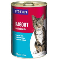 Produktbild von FIT+FUN Ragout Seelachs Stückchen in Sauce 24x415 g