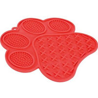 Produktbild von FIT+FUN Schleckmatte aus TPR in Rot